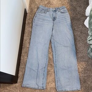Wild Fable Blue Flare Wide Leg Jeans